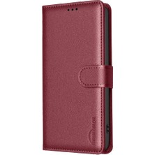 SZY Mall Tecno Pop 8 Rfıd Engelleme Kart Tutucu Kickstand Manyetik Pu Için Flip Case (Yurt Dışından)