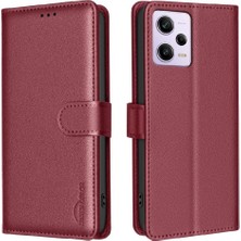 SZY Mall Xiaomi Redmi Not 12 Pro 5g Için Flip Case Rfıd Engelleme Cüzdan Manyetik Pu (Yurt Dışından)