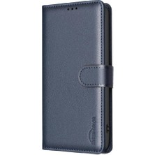 SZY Mall Xiaomi Redmi Not 13 Için Flip Case 4g Cüzdan Pu Deri Manyetik Kart Rfıd (Yurt Dışından)