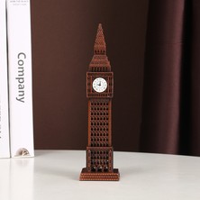 Winter House Vintage Metal Big Ben Saat Kulesi - Londra'nın Simgesi