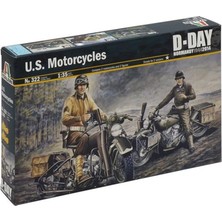 Italeri 0322S 1/35 U.s. Motorsikletler Ww2 Demonte Plastik Maketi