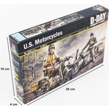 Italeri 0322S 1/35 U.s. Motorsikletler Ww2 Demonte Plastik Maketi