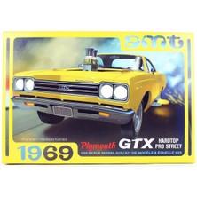 Amt 1180M 1/25 1969 Plymouth Gtx Hardtop Pro Street 2t, Demonte Plastik Araba Maketi