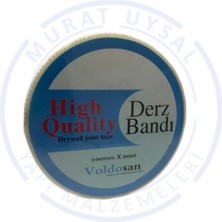 VOLDOSAN Derz Bandı Alçıpan Bandı Fileli Bant 100MM x 90MT Derz Bandı