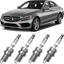 Ngk Buji Seti Mercedes Benz C200 C250 E250 1.8 2008 - 2014 Lazer Platin 4 Adet