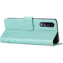 Mays Shop Sony Xperia 10 Iv Için Filp Durumda Manyetik Kapatma Bilek Kayışı Kickstand Pu (Yurt Dışından)