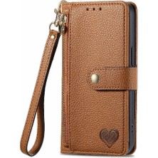 Mays Shop Huawei Pura 70 Için Flip Case Aşk Deri Kılıf Cüzdan Fermuar Darbeye (Yurt Dışından)