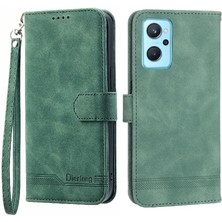 Mays Shop Realme 9i Premium Manyetik Kapatma Kart Yuvaları Bileklik Için Flip Case (Yurt Dışından)