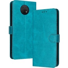 Mays Shop Nokia G10/G20/G30 Kickstand Için Flip Case Kart Yuvası ile Pu Deri Saf (Yurt Dışından)