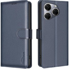 Mays Shop Tecno Spark 20 Pro Manyetik Kart Tutucu Kickstand Cüzdan Pu Için Flip Case (Yurt Dışından)