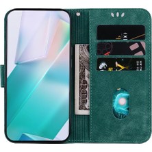 Mays Shop Huawei Nova 12 Pro Flip Folio Tutucu Kapak Kart Cep Kabartmalı (Yurt Dışından)