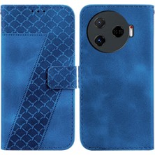 Mays Shop Tecno Camon 30 Pro Pu Deri Kabartmalı Desen Cüzdan Kartı Için Telefon Kılıfı (Yurt Dışından)