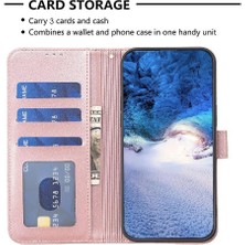 Mays Shop Xiaomi 13T Için Flip CASE/13T Pro Cüzdan Yonca Çiçek Kart Yuvaları Tutucu Pu (Yurt Dışından)