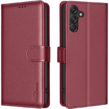 Mays Shop Samsung Galaxy A25 5g Rfıd Engelleme Manyetik Kart Tutucu Pu Için Flip Case (Yurt Dışından)