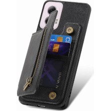 Mays Shop Motorola Moto G Güç 2024 Katlanabilir Arka Kapak Vintage Fermuar (Yurt Dışından)