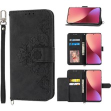 Mays Shop Xiaomi 12T Bileklik Darbeye Çoklu Kredi Kartı Yuvaları Için Flip Case (Yurt Dışından)