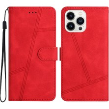 Mays Shop IPhone 15 Için Flip Case Pro Max Flip Folio Cüzdan Pu Deri Kart Yuvaları (Yurt Dışından)