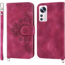 Mays Shop Xiaomi 12T Bileklik Darbeye Çoklu Kredi Kartı Yuvaları Için Flip Case (Yurt Dışından)