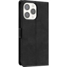 Mays Shop IPhone 13 Için Flip Case Pro Max Anti Kayma Yan Cep Manyetik Kapatma (Yurt Dışından)