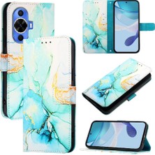 Mays Shop Huawei Nova 12S 4g Pu Deri Cüzdan Kickstand Mermer Desen (Yurt Dışından)