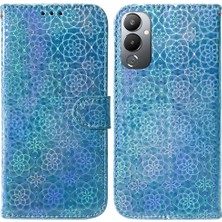 Mays Shop Tecno Pova 4 Glitter Renkli Cüzdan Kılıf Için Kılıf Kart Yuvası Standı Tutucu (Yurt Dışından)