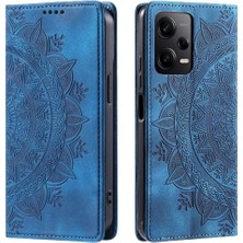 Mays Shop Xiaomi 12T/12T Pro Yan Toka Pu Deri Tam Koruma Flip Case (Yurt Dışından)