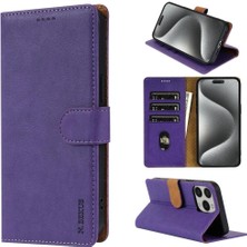 Mays Shop IPhone 14 Için Flip Case Pro Max Yan Cep Kart Yuvaları Manyetik Kapatma (Yurt Dışından)