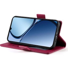 Mays Shop Realme C63 Cüzdan Günlük Kullanım Flip Kart Yuvaları Iş Için Flip Case (Yurt Dışından)