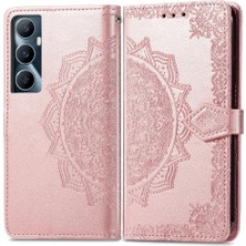 Mays Shop Realme C65 Için Flip Case Zarif Desen Basit Iş Kapak Kılıfı (Yurt Dışından)