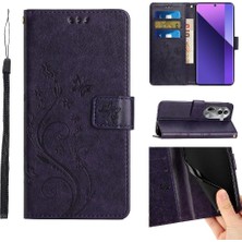 Mays Shop Oppo RENO11 Pro Bilek Kayışı Kickstand Pu Deri Manyetik Için Filp Durumda (Yurt Dışından)