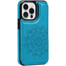 Mays Shop IPhone 14 Için Kart Tutucu Kılıf ile Cüzdan Pro Desen Çiçek Flip Pu (Yurt Dışından)