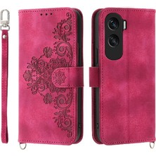 Mays Shop Onur X50I Çoklu Kredi Kartı Yuvaları Kabartmalı Bileklik Için Flip Case (Yurt Dışından)