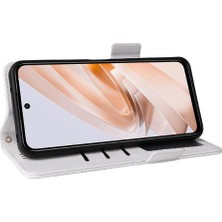 Mays Shop Xıaomı Poco M6 4g Manyetik Yan Toka Cüzdan Pu Deri Için Flip Case (Yurt Dışından)