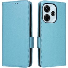 Mays Shop Xıaomı Poco M6 4g Manyetik Yan Toka Cüzdan Pu Deri Için Flip Case (Yurt Dışından)