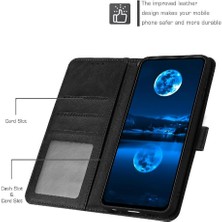 Mays Shop Kart Yuvası ile Nokia G21 Saf Renk Pu Deri Kickstand Için Flip Case (Yurt Dışından)