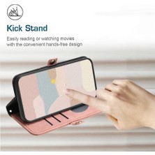 Mays Shop Kart Yuvası Standı ile Realme C33 Için Kılıf Kickstand Koruyucu Cüzdan Flip (Yurt Dışından)