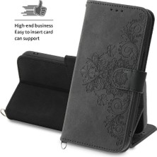 Mays Shop Realme C30 Kabartmalı Bileklik Çoklu Kredi Kartı Yuvaları Için Flip Case (Yurt Dışından)