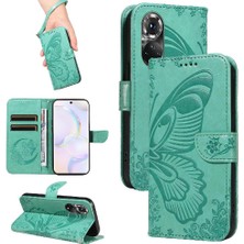 Mays Shop Kredi Kartı Yuvası ile Huawei Nova 9 Için Yüksek Kaliteli Deri Flip Case (Yurt Dışından)