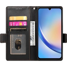 Mays Shop Samsung Galaxy A34 5g Için Flip Case Iş Çevir Cüzdan Kart Yuvaları Günlük (Yurt Dışından)