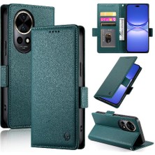 Mays Shop Huawei Nova 12 Pro Için Flip Case Cüzdan Iş Çevir Kart Yuvaları Günlük Kullanım (Yurt Dışından)