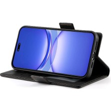 Mays Shop Huawei Nova 12 Pro Için Flip Case Cüzdan Iş Çevir Kart Yuvaları Günlük Kullanım (Yurt Dışından)