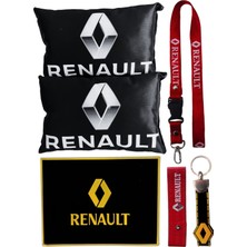 Tusba Market Renault Uyumlu Dijital Baskılı Araç Boyun Yastık | Renault Araç Oto Aksesuar