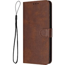 Mays Shop Kart Yuvası ile Nokia Nokia Için Flip Case Pu Deri Saf Renk Kickstand (Yurt Dışından)