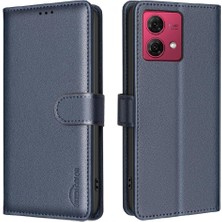 Mays Shop Motorola Moto G84 5g Kart Tutucu Kickstand Rfıd Engelleme Pu Için Flip Case (Yurt Dışından)