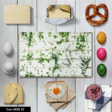 BD Digital Baskılı Cam Kesme Tahtası |temperli Cam |  25 x 35 cm