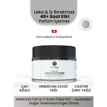 Nowera Cosmetics Koltuk Altı Koku Önleyici, Aydinlatici Krem, Vegan, 30  ML, Çay Ağaci, Hindistan Cevizi, Hint Yagi