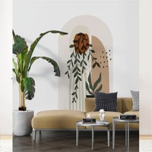 Kt Grup Çiçekler ve Dallar Boho Kemer Arch Sanatsal Duvar Sticker