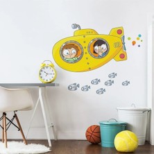 Kt Grup Denizaltı Çocuk Odası 100 Parça Duvar Sticker Seti