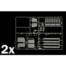 Italeri 2774S 1/48 H-21C (Flying Banana) Askeri Helikopter Demonte Plastik Maketi