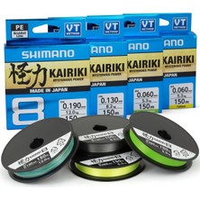 Shimano Kairiki 8 Kat Mantis Green 150 mt Ip Misina